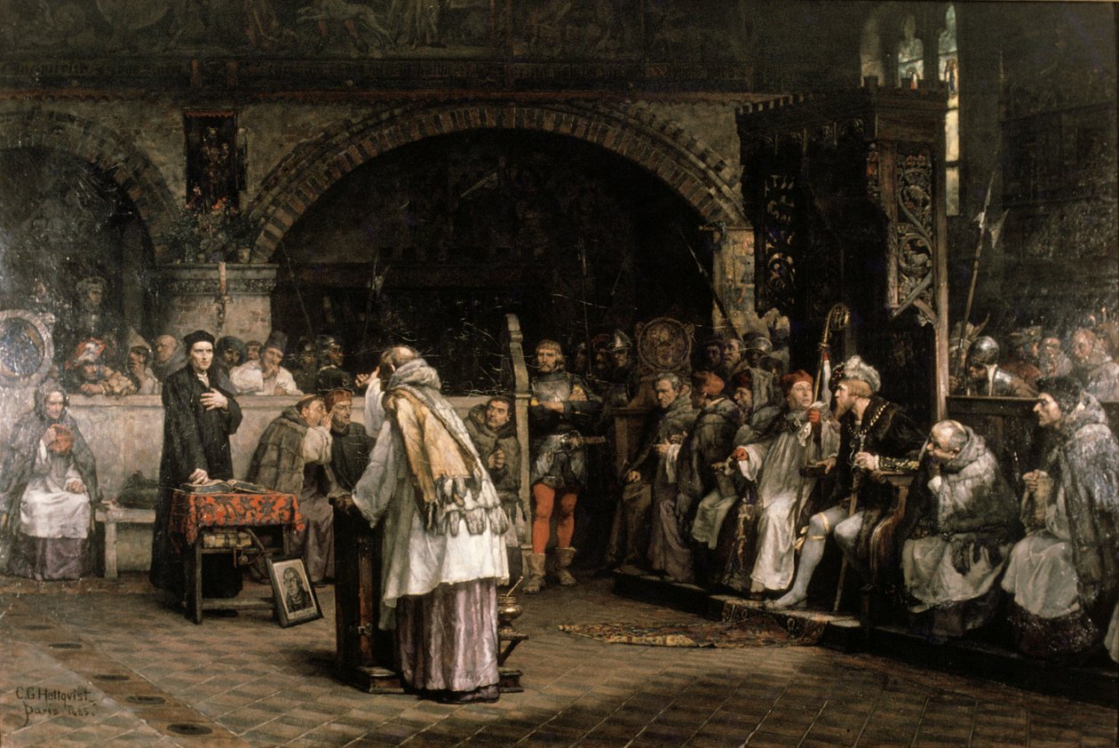 Wnęka Vasteras, 1527, 1883. autorstwa Carl Gustaf Hellqvist
