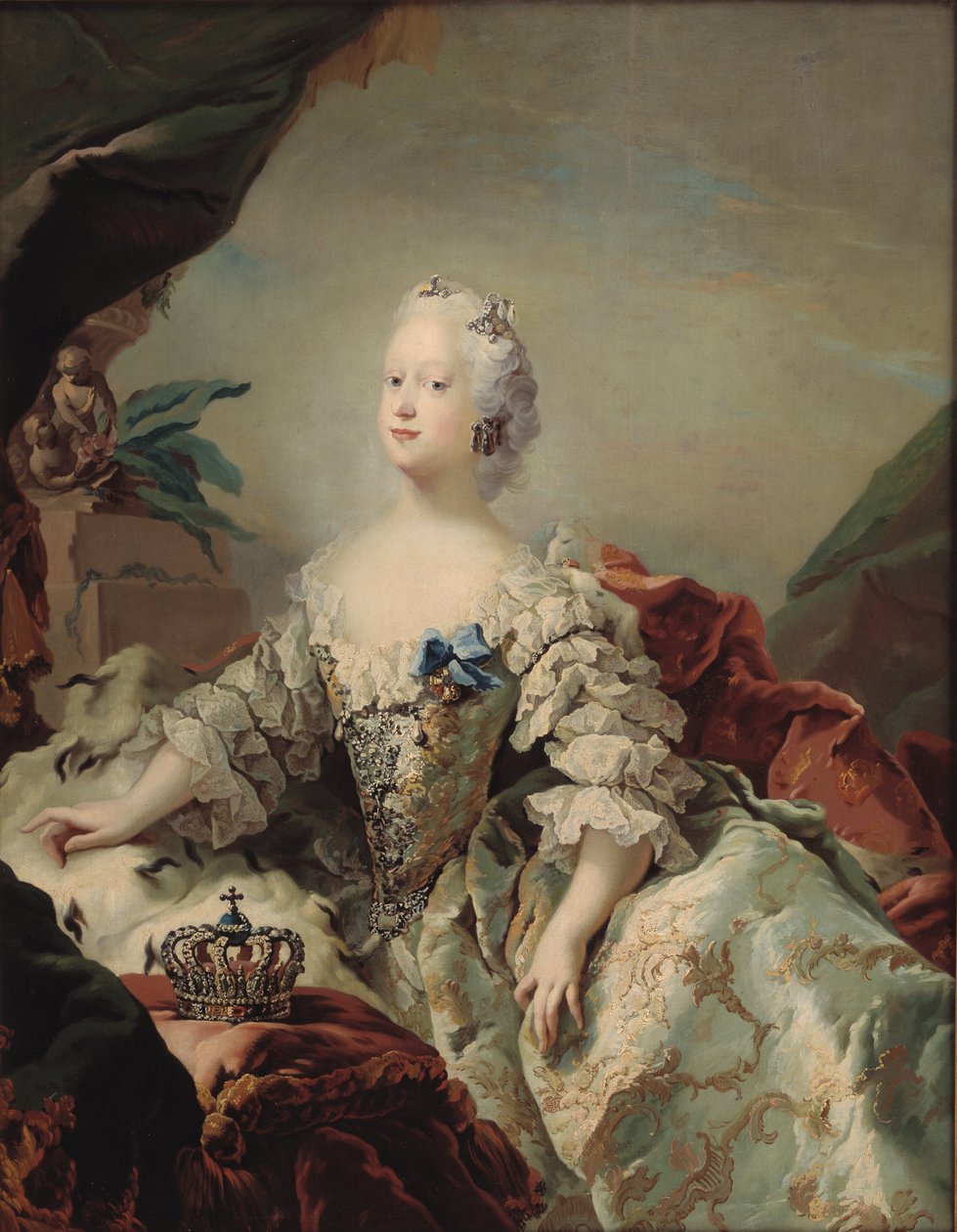 Ludwika Wielkiej Brytanii 1724-1751, królowa Danii, 1747. autorstwa Carl Gustaf Pilo