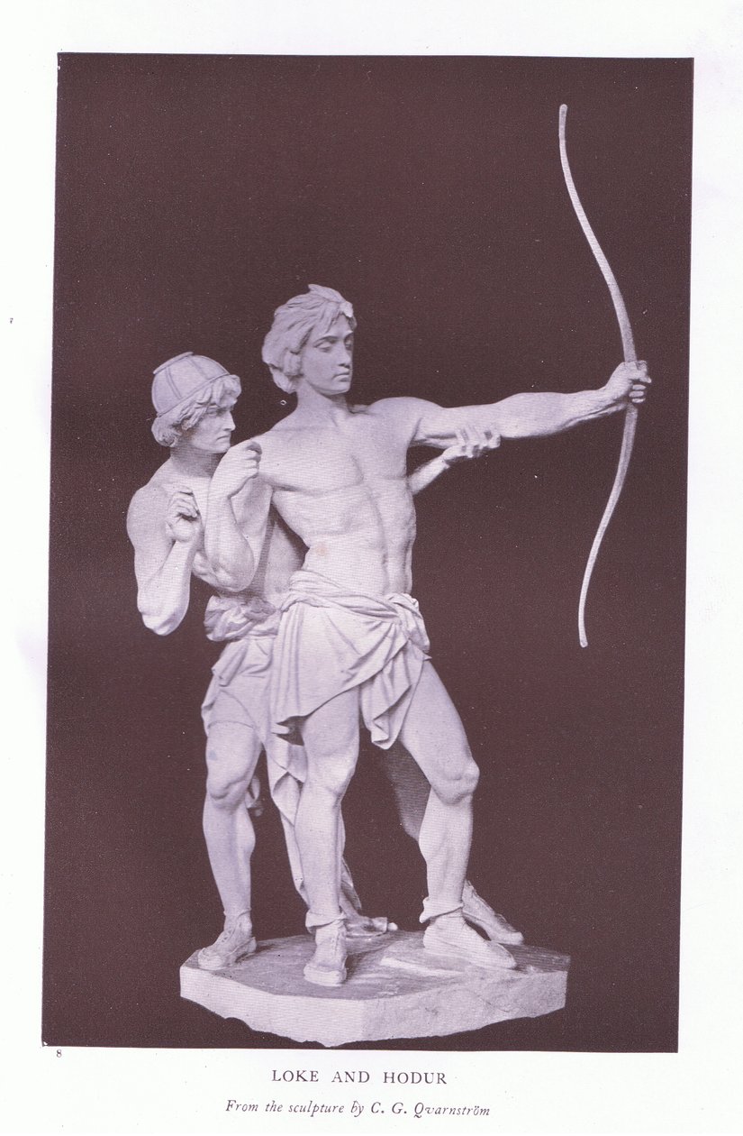Loke i Hodur autorstwa Carl Gustav (after) Quarnstrom