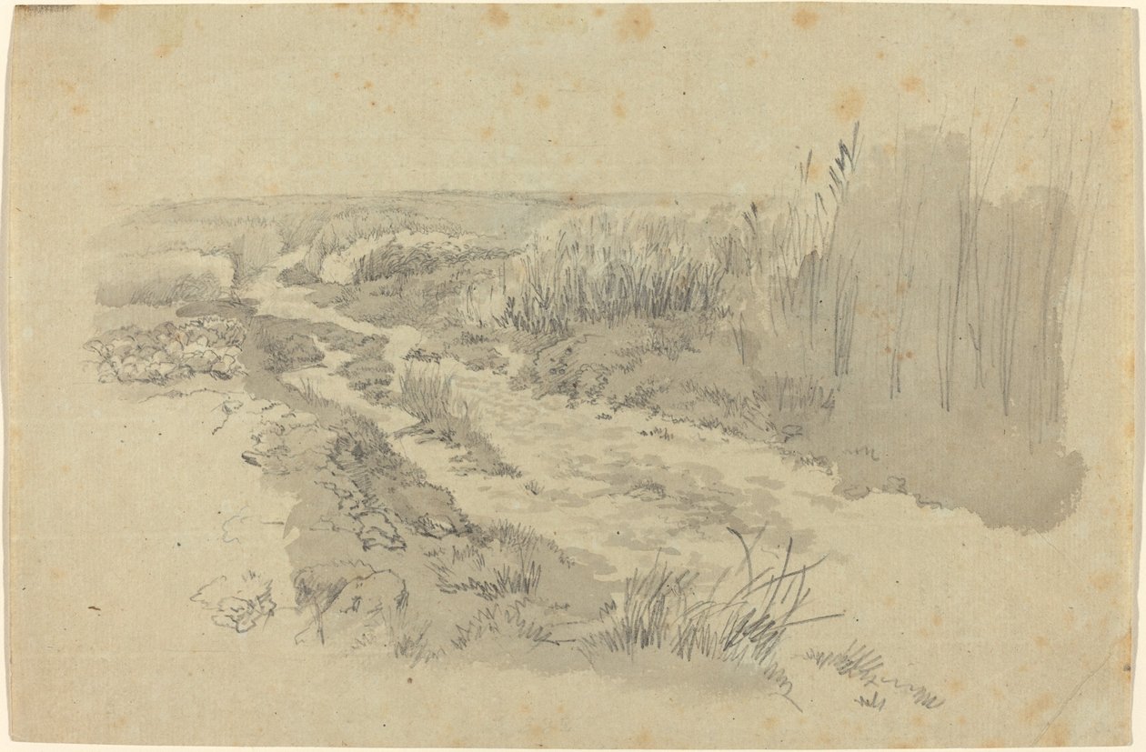 Ścieżka przez pola w pobliżu Lipska autorstwa Carl Gustav Carus