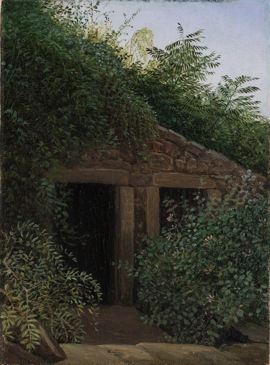Zarośnięty szyb górniczy autorstwa Carl Gustav Carus