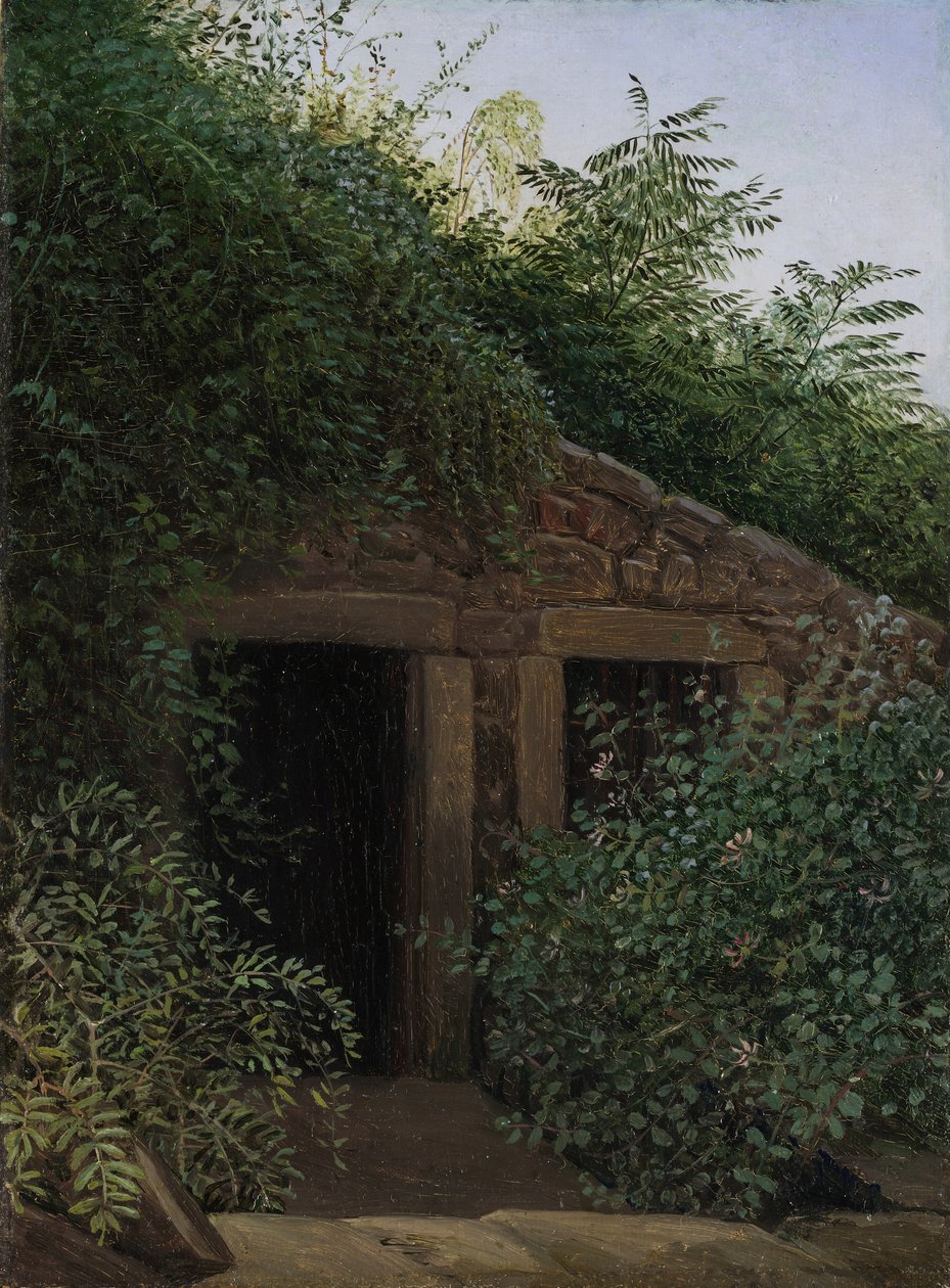 Zarośnięty szyb kopalniany 1824. autorstwa Carl Gustav Carus