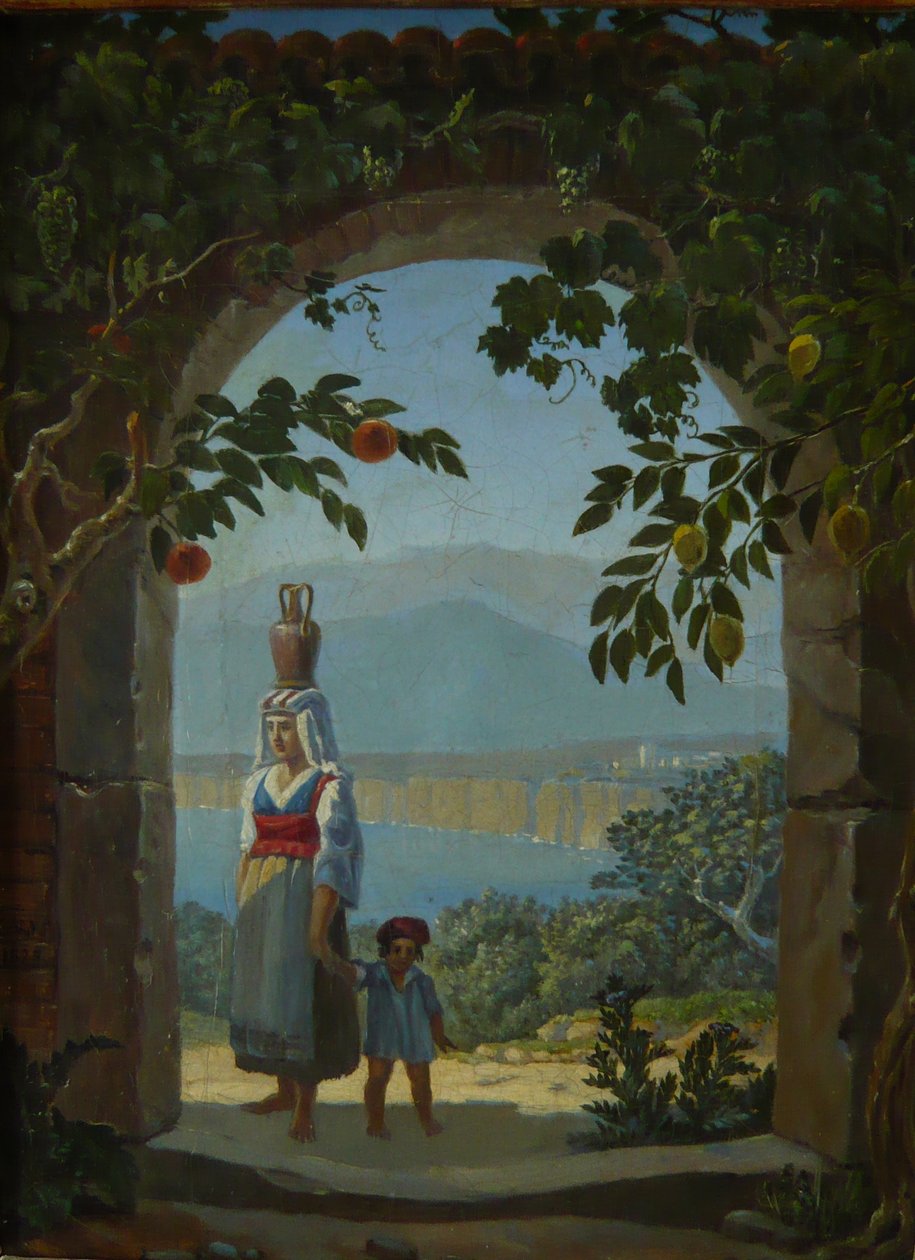 Wspomnienie Sorrento autorstwa Carl Gustav Carus