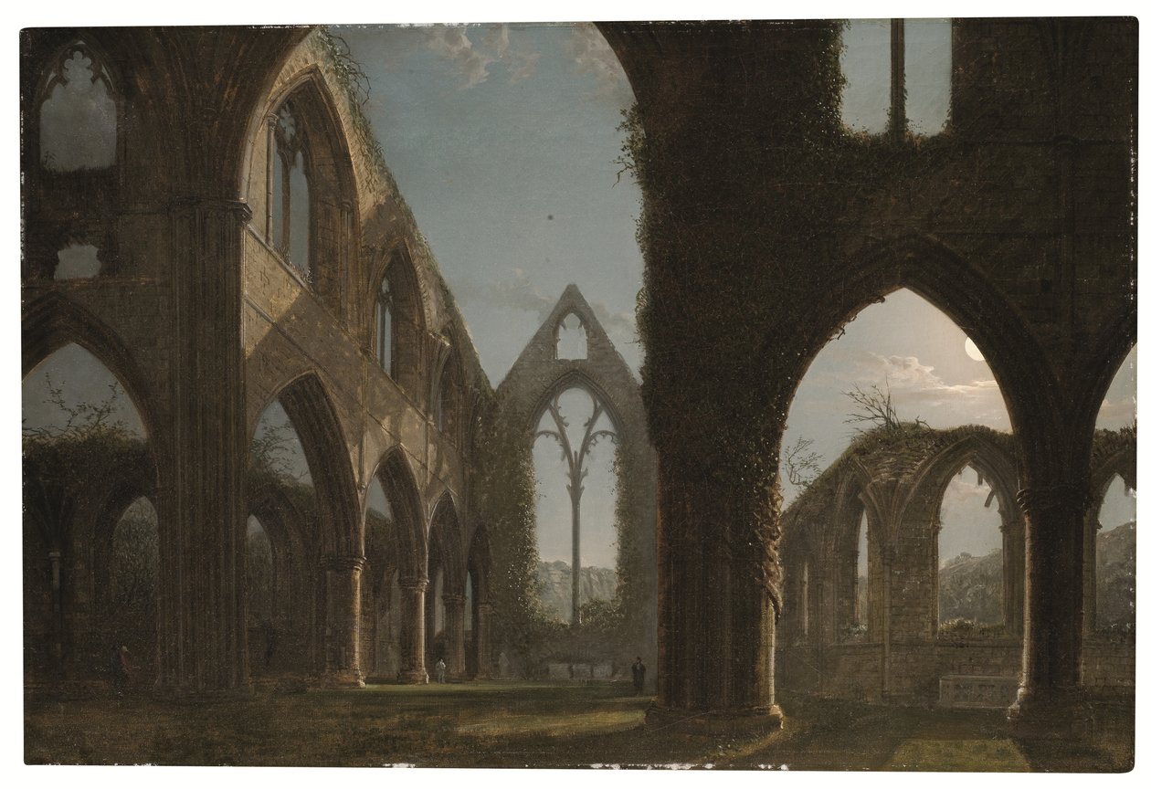Opactwo Tintern (olej na płótnie) autorstwa Carl Gustav Carus