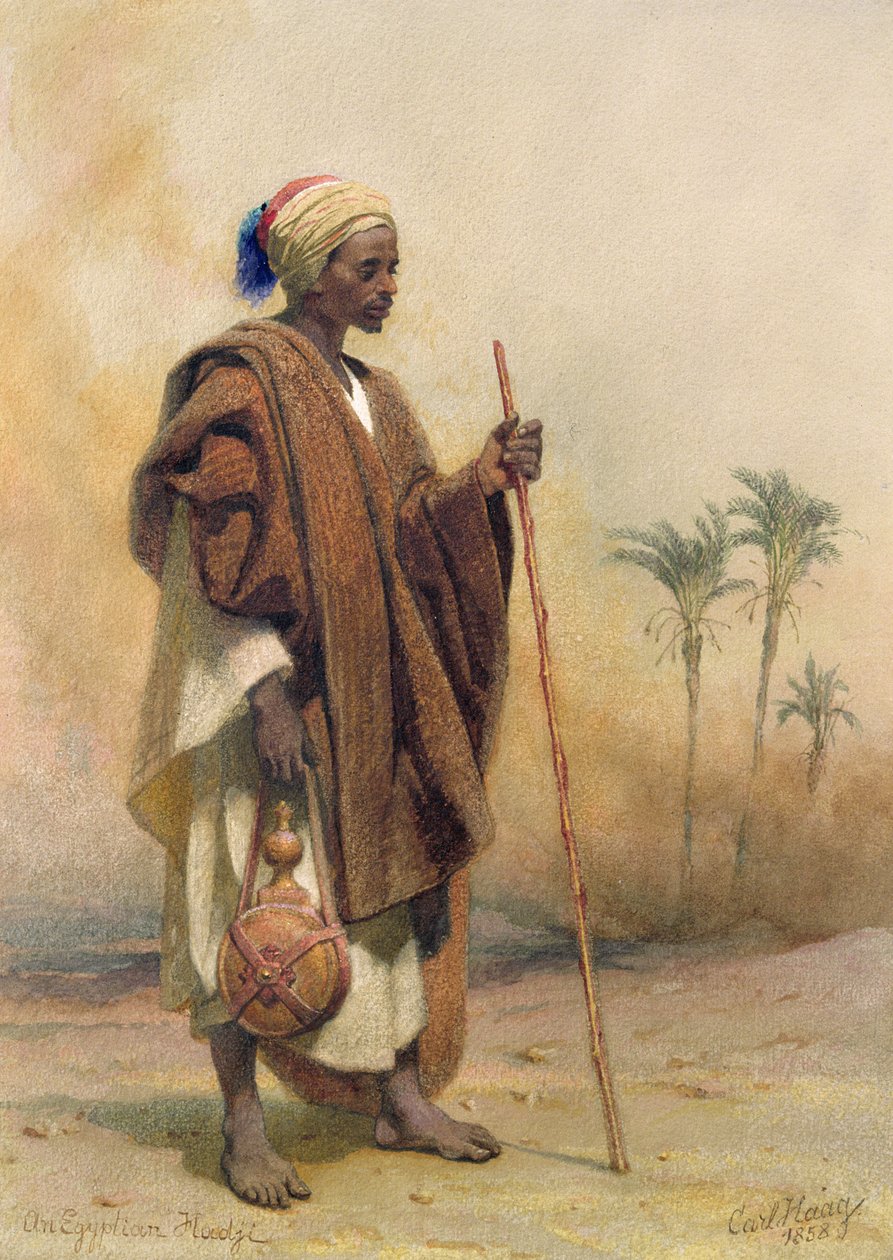 Egipski hadżi, 1858 autorstwa Carl Haag
