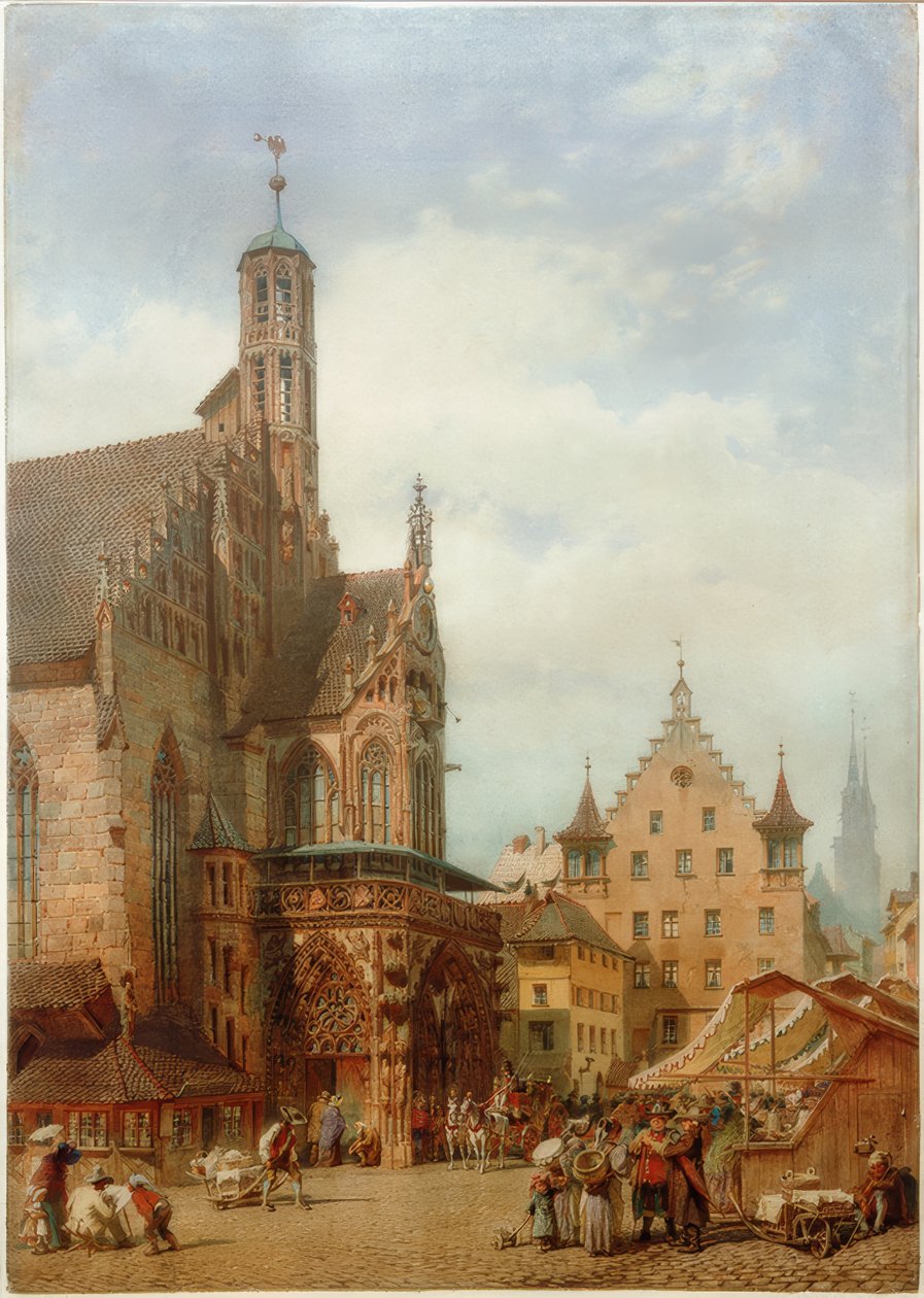 Frauenkirche w Norymberdze autorstwa Carl Haag