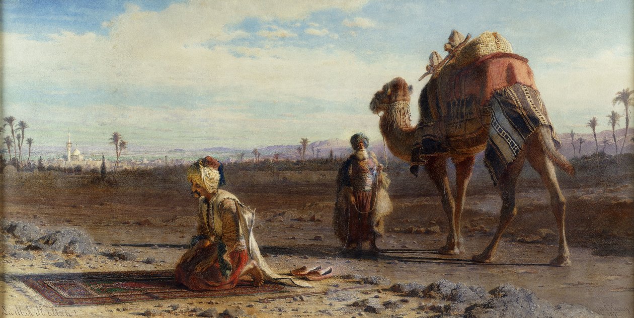 Nie ma Boga oprócz Boga, 1875 autorstwa Carl Haag