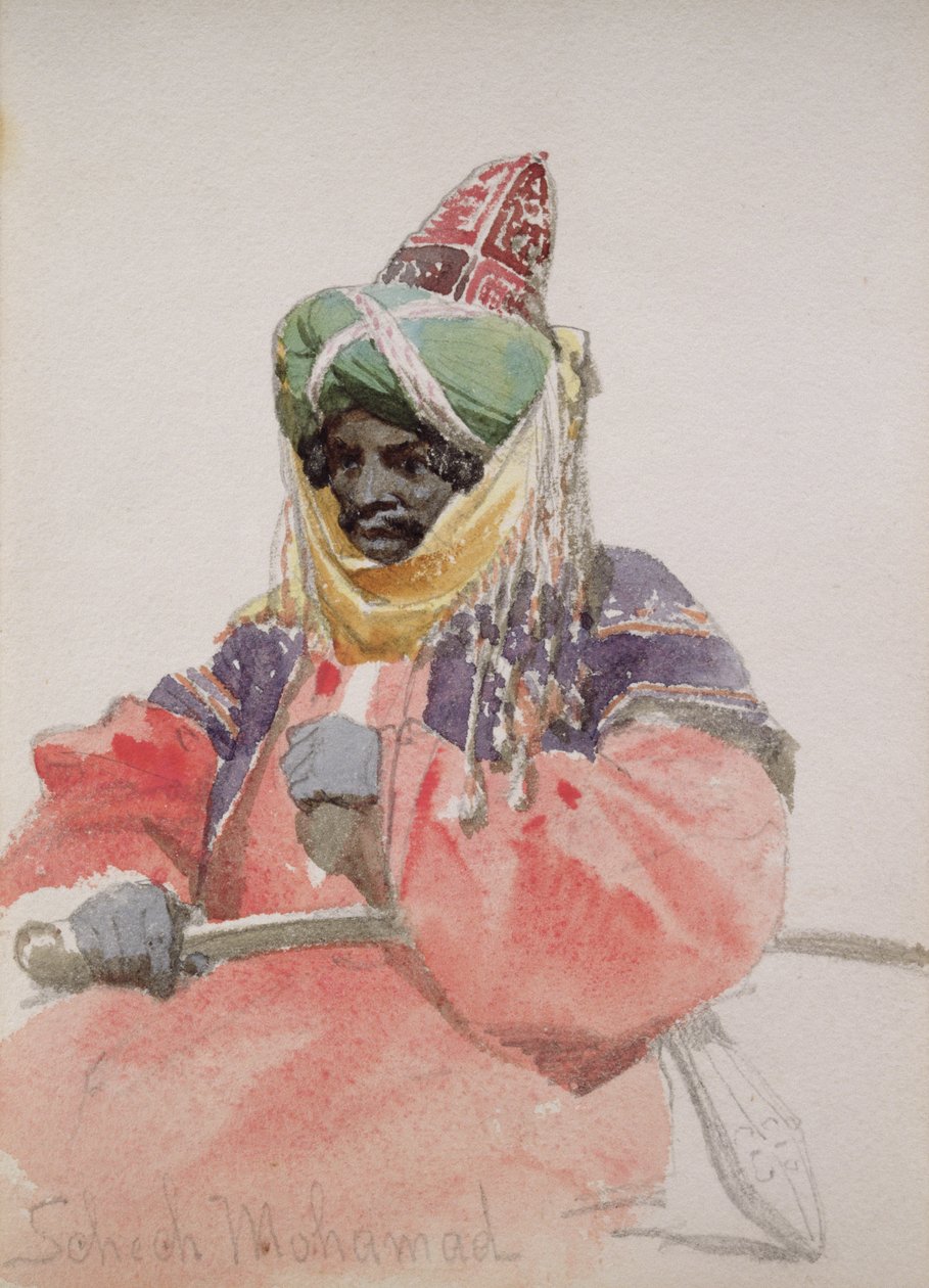 Portret Araba autorstwa Carl Haag