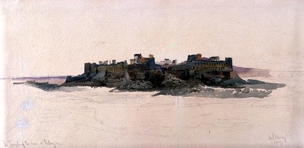 Świątynia Słońca w Palmyra autorstwa Carl Haag