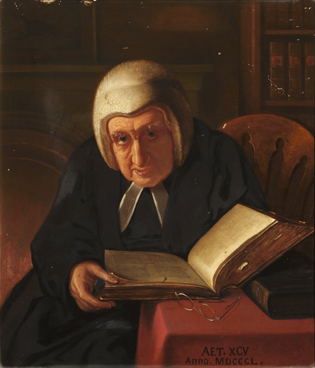 Martin Joseph Routh, prezes Magdalen College, 1850 autorstwa Carl Hartmann