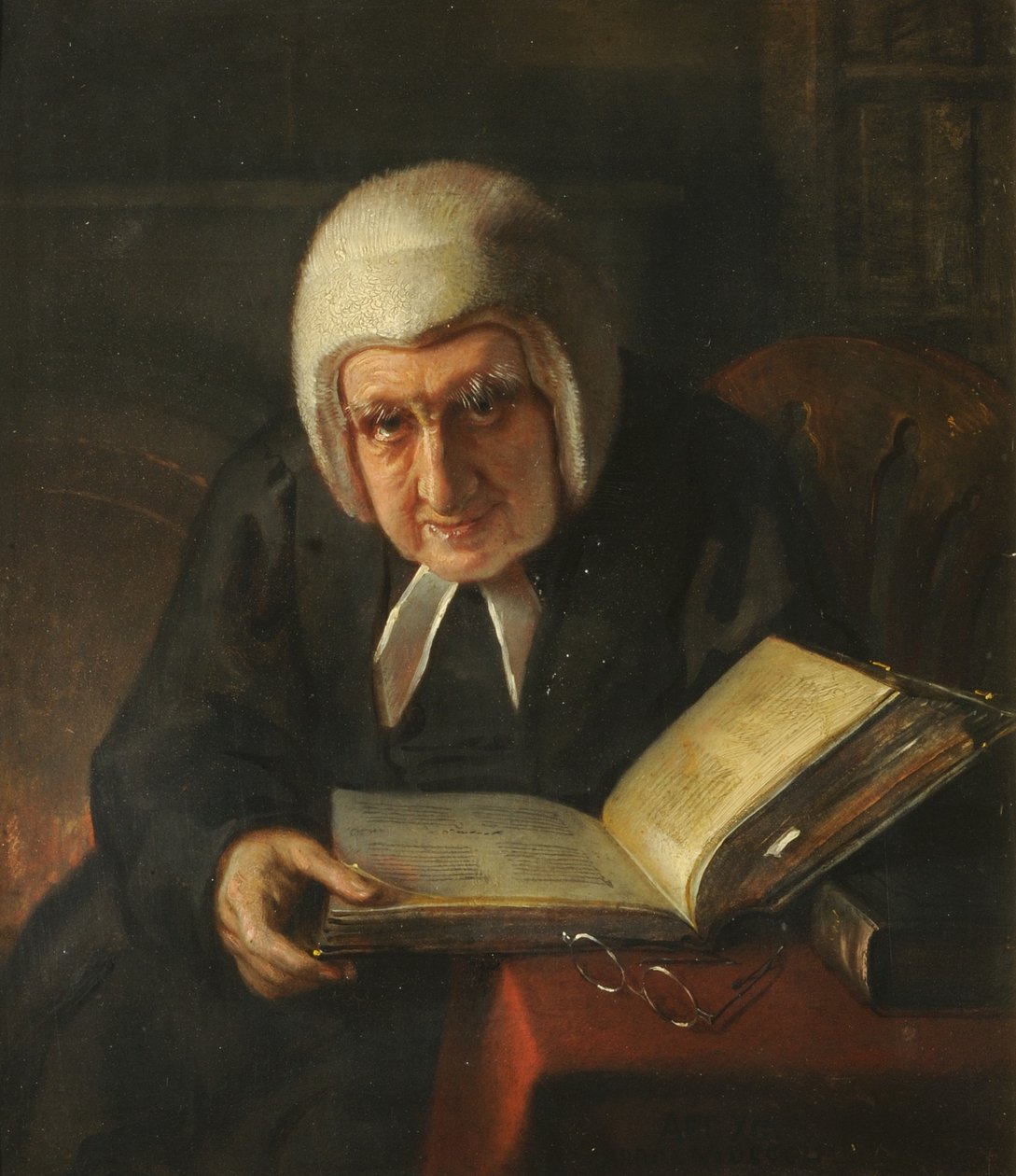 Martin Joseph Routh, prezes Magdalen College, 1850 autorstwa Carl Hartmann