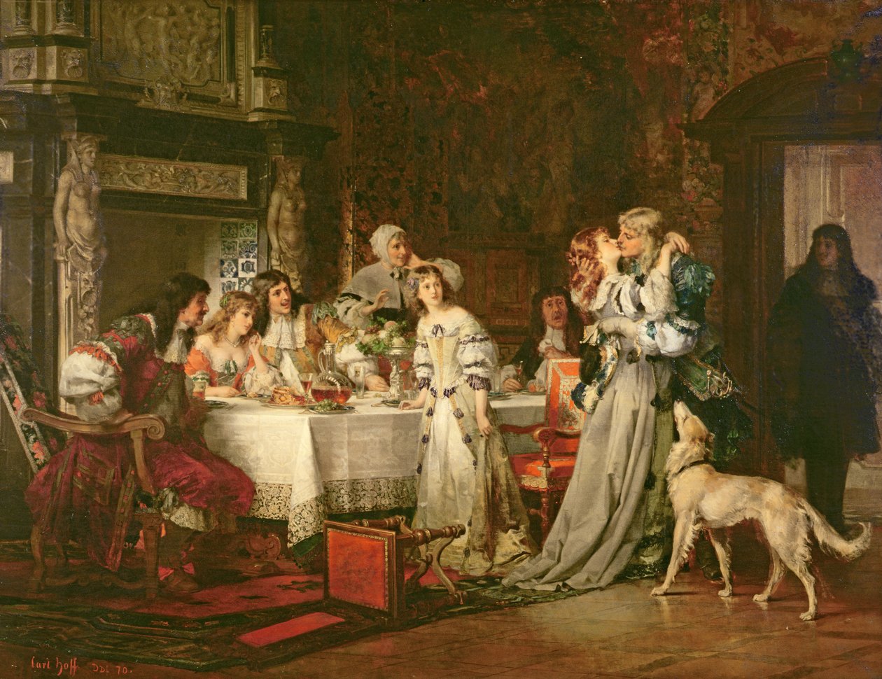 Powrót, 1870 autorstwa Carl Heinrich Hoff