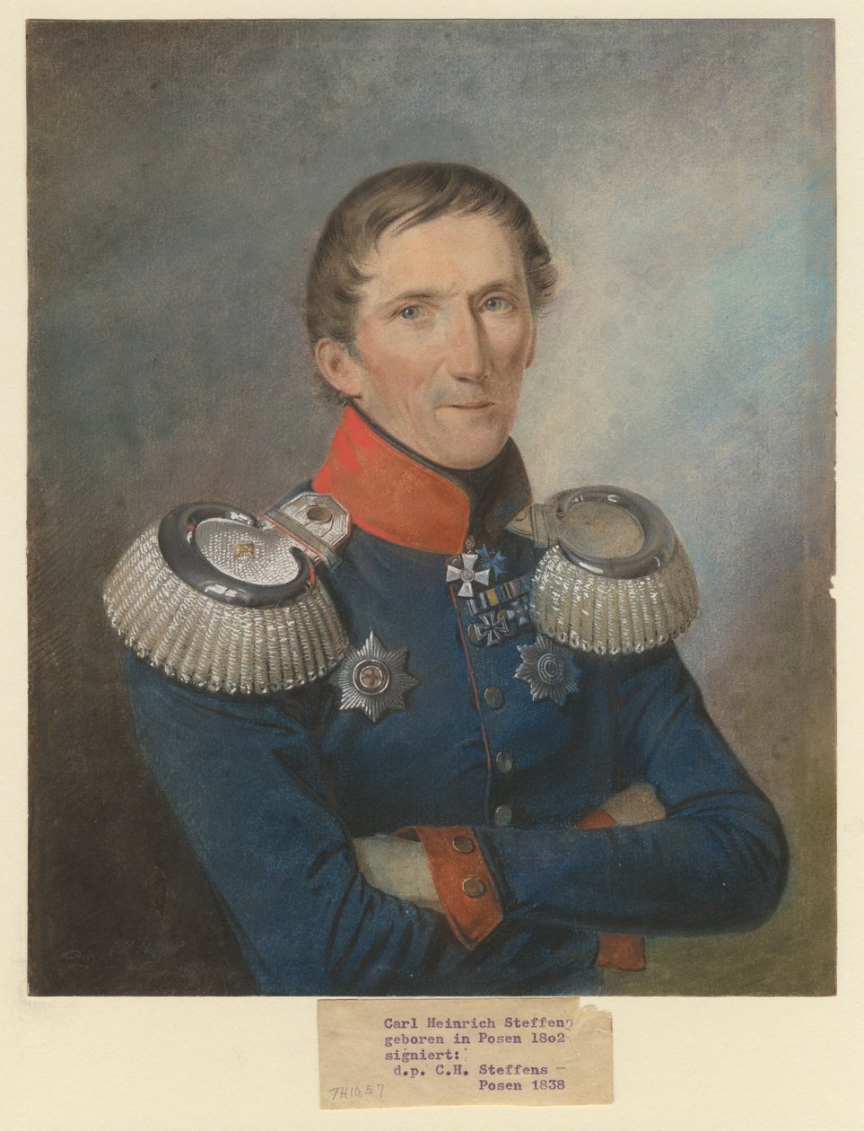 Generał Georg Wilhelm von Hofmann 1777-1860, 1838 autorstwa Carl Heinrich Steffens