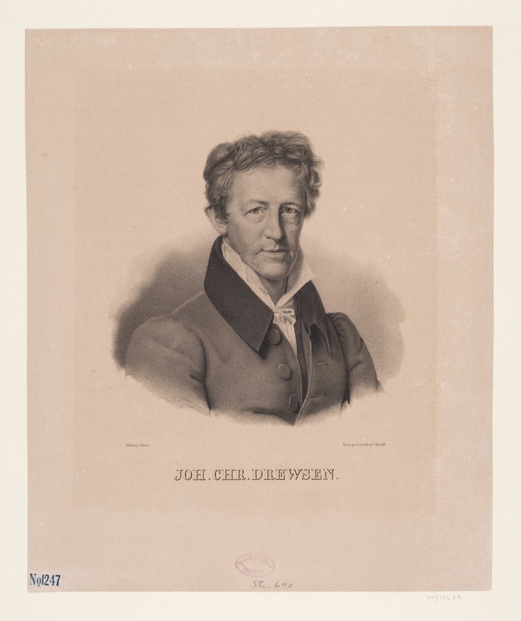 Johan Christian Drewsen autorstwa Carl Henckel