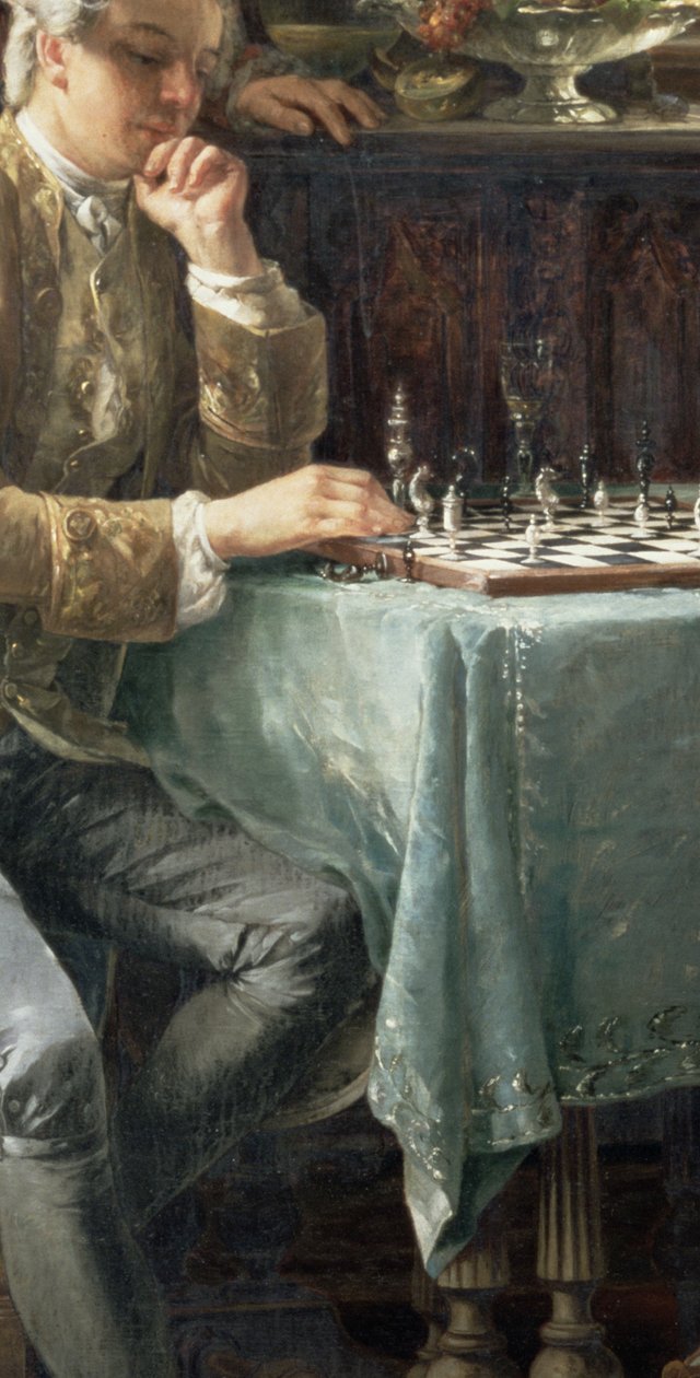 Szachiści, 1887 autorstwa Carl Herpfer