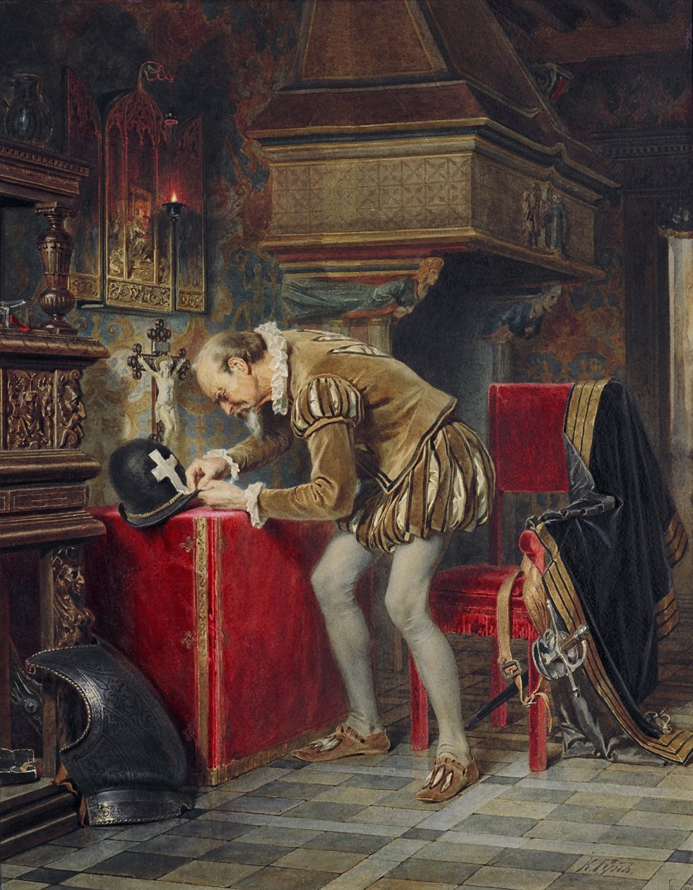 W wigilię nocy świętego Bartłomieja (Ligist) autorstwa Carl Huns
