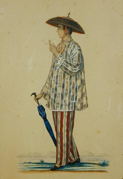 Mestizo z Manili (lito ręcznie kolorowane) autorstwa Carl Johann Karuth