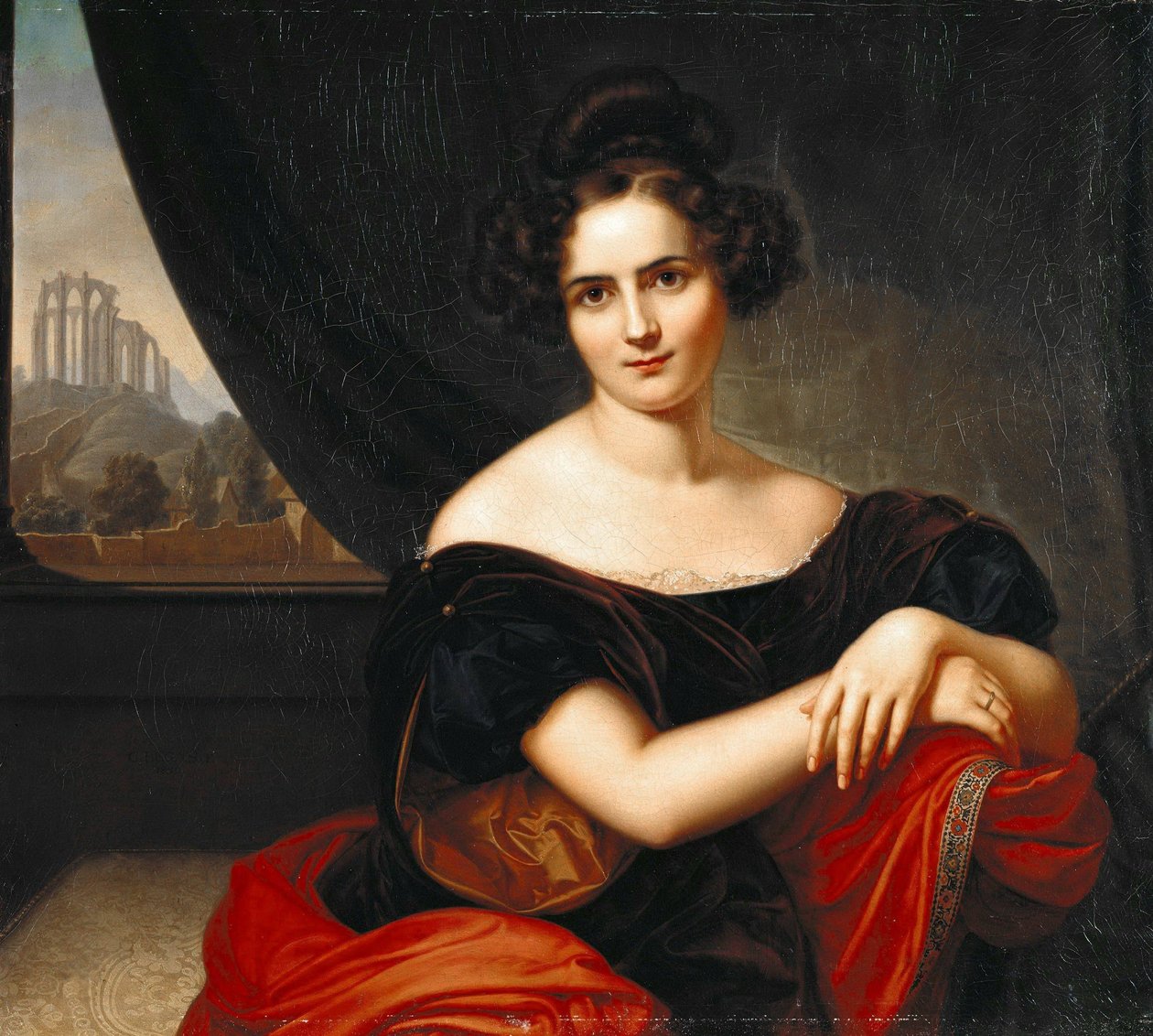 Niemiecki: Portret pani Gedike Portret pani Gedicke autorstwa Carl Joseph Begas