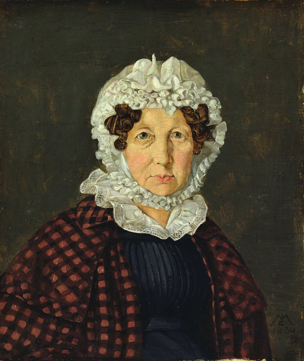 Мария Кристин Хаббе, 1830 он autorstwa Carl Julius Milde