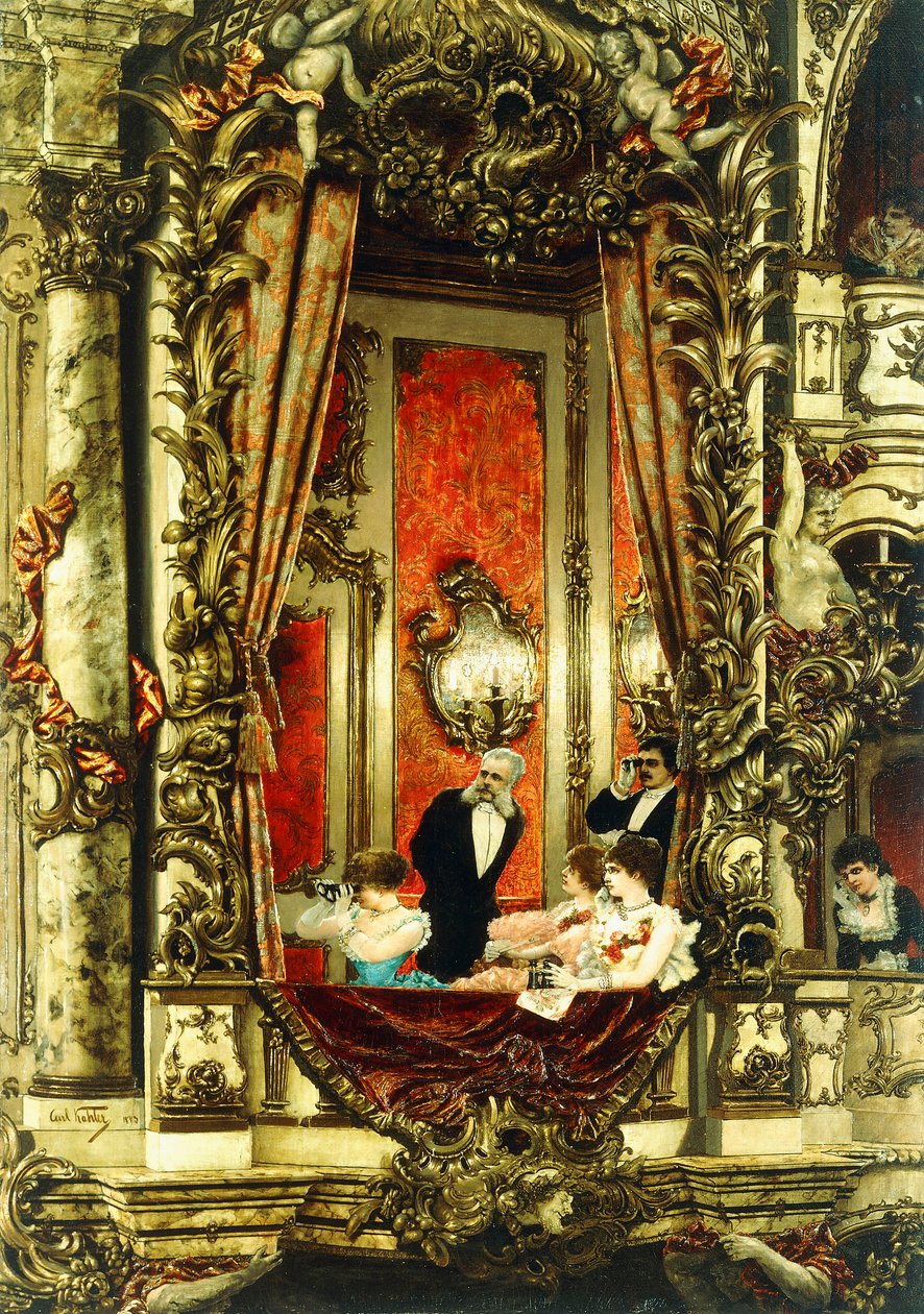Franciszek Józef w Operze, 1883 autorstwa Carl Kahler
