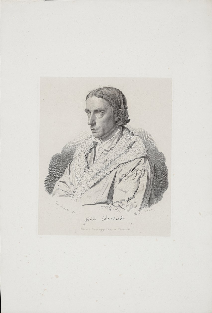 Johann Friedrich Overbeck 1789-1869, 1837 autorstwa Carl Küchler