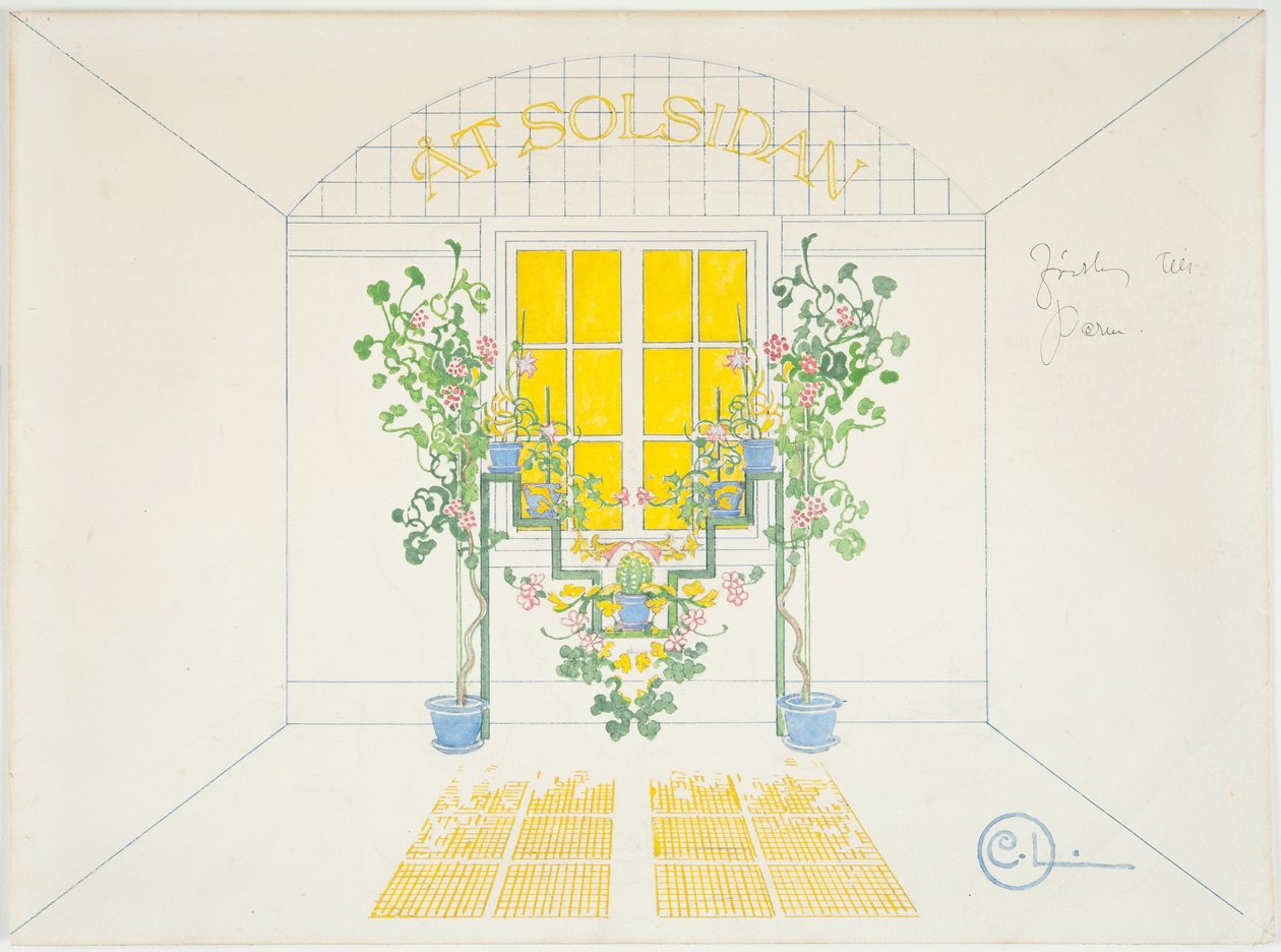 Åt Solsidan autorstwa Carl Larsson