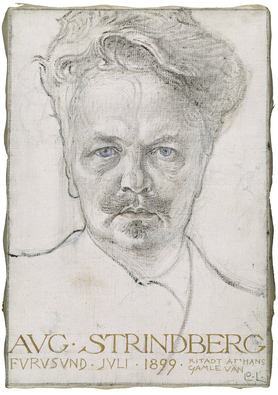 August Strindberg autorstwa Carl Larsson