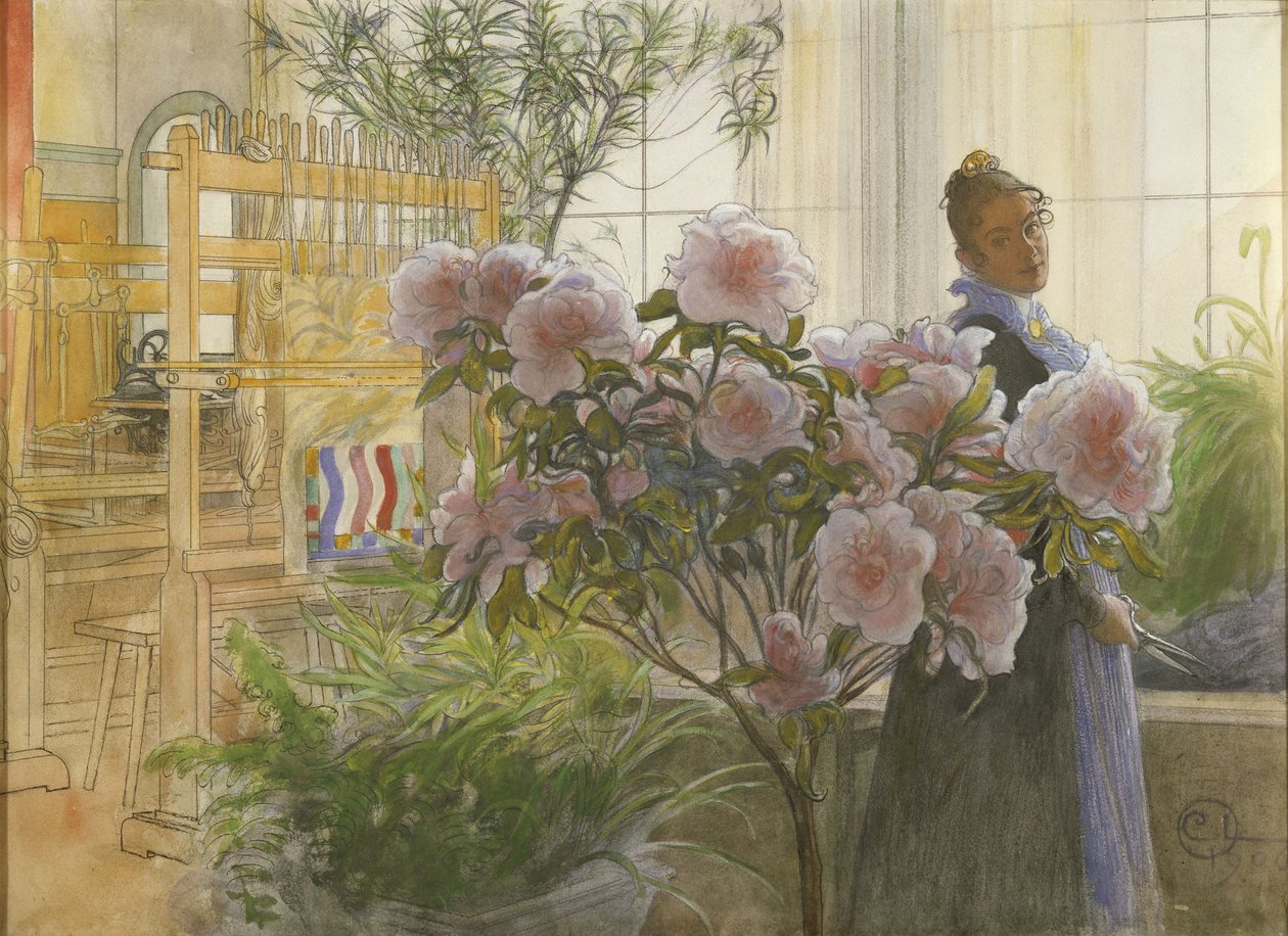 Azalia, 1906 autorstwa Carl Larsson