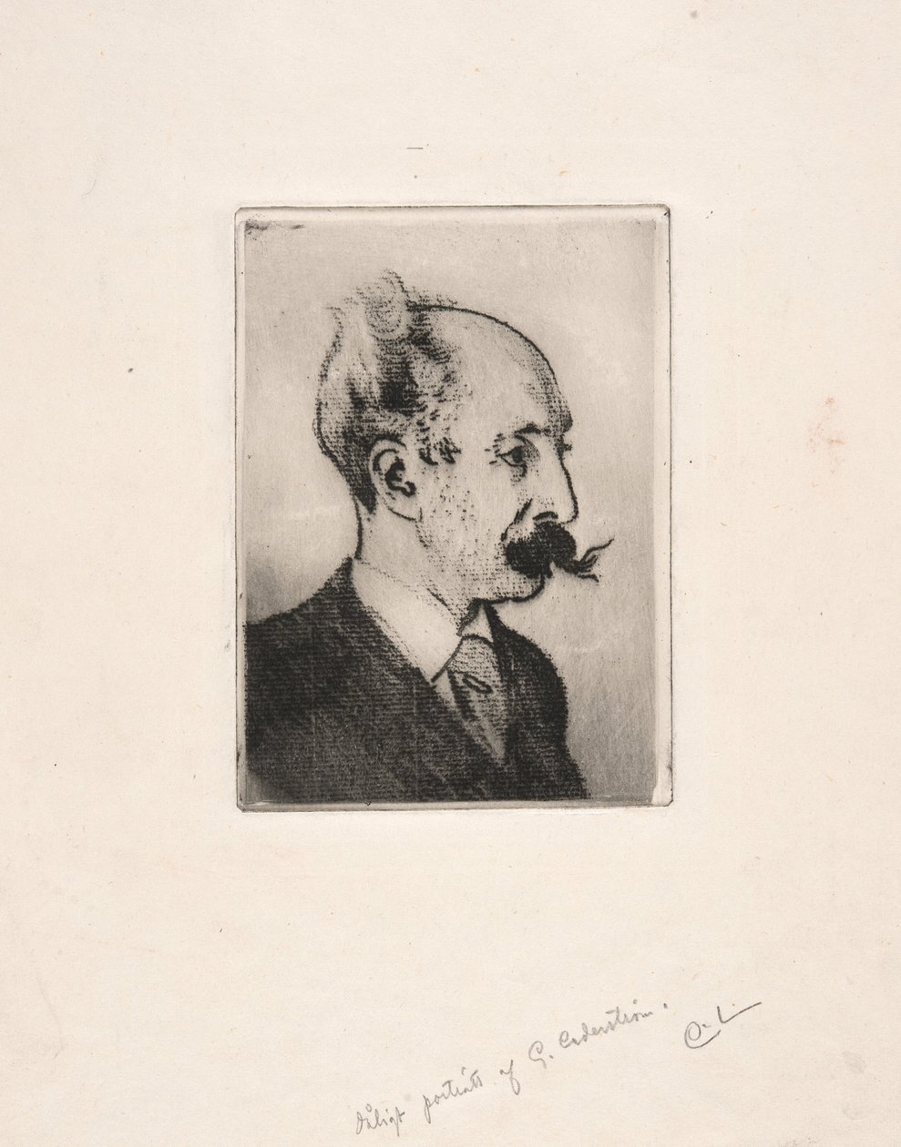 Baron Gustaf Cederström autorstwa Carl Larsson