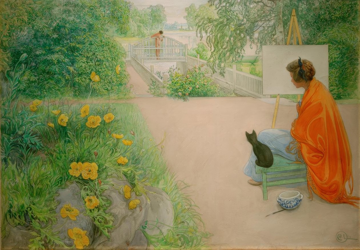 Most autorstwa Carl Larsson