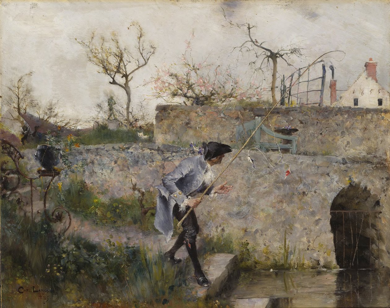 Ryby biorą! autorstwa Carl Larsson