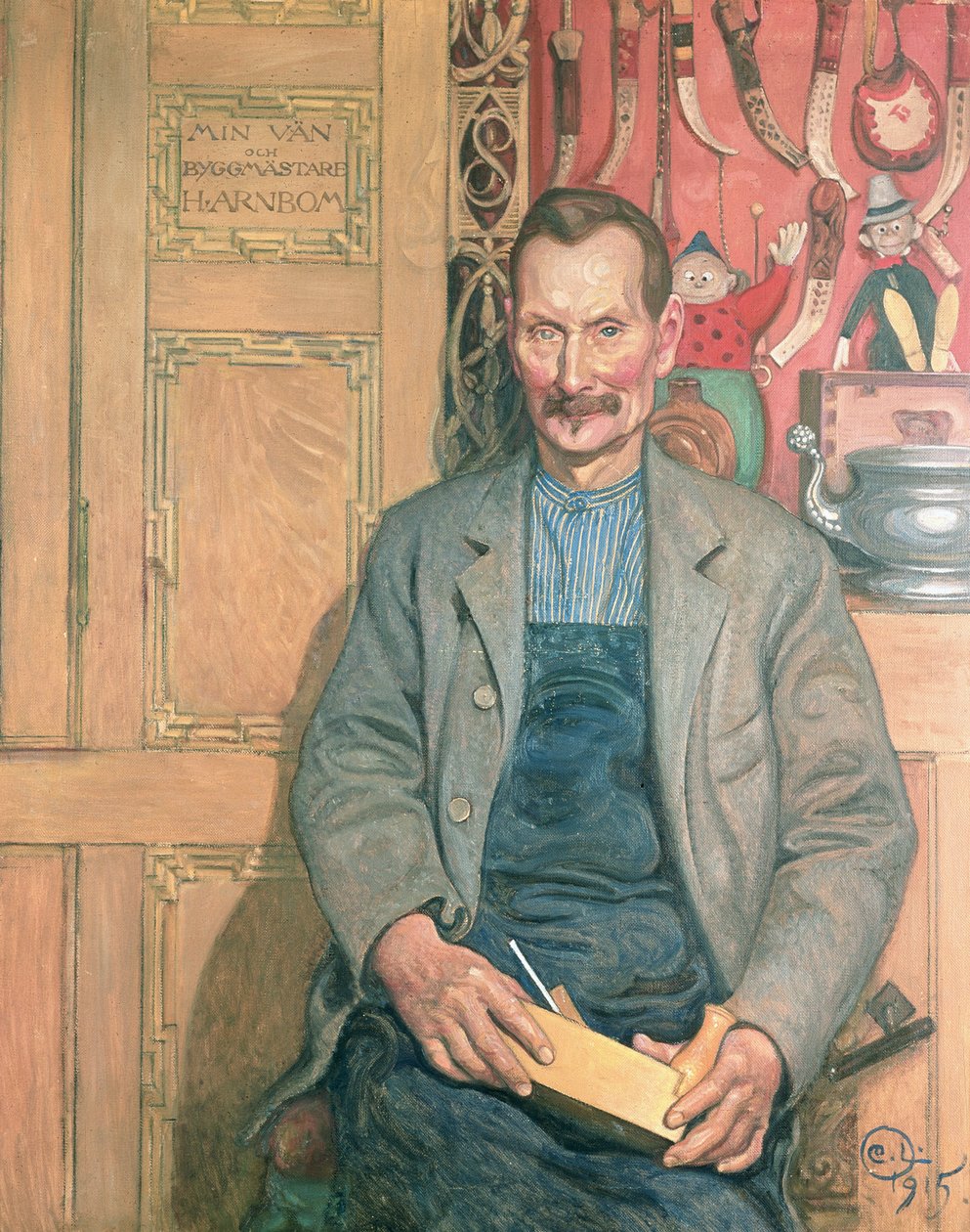 Hans Arnbom, Stolarz autorstwa Carl Larsson