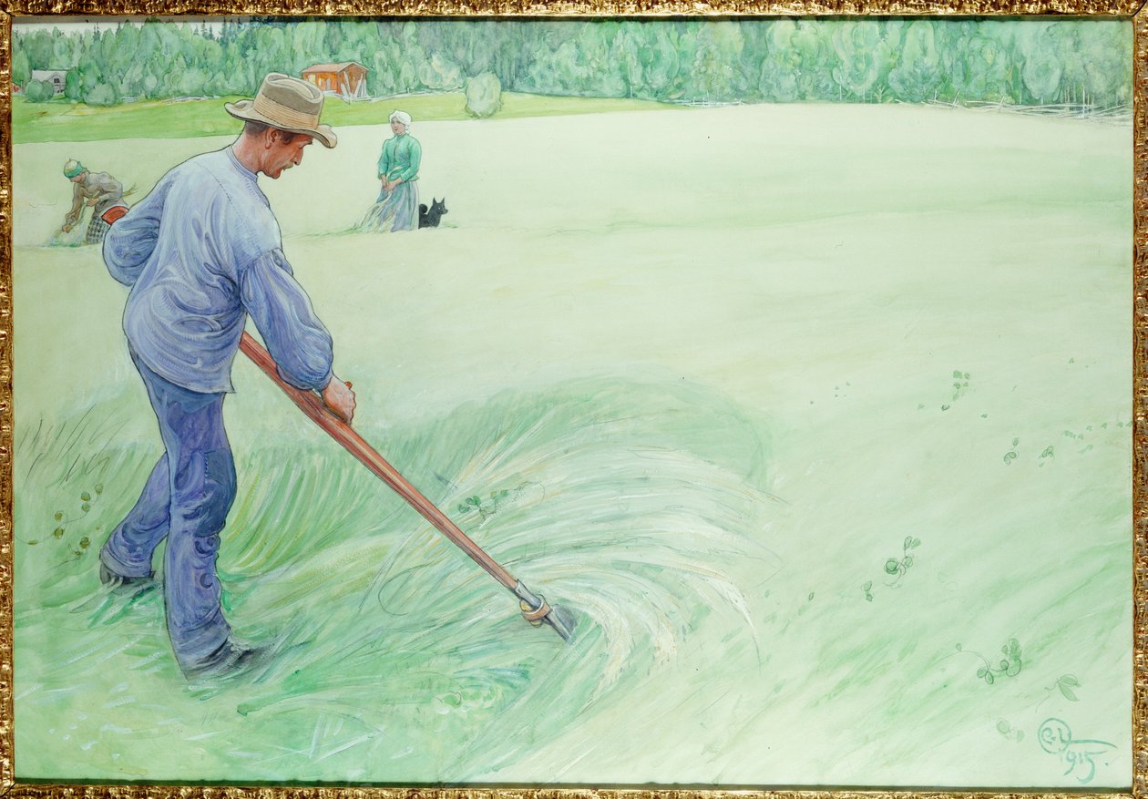 Kombajny, 1915 autorstwa Carl Larsson
