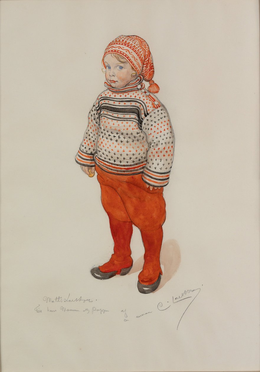 Matts Larsson autorstwa Carl Larsson