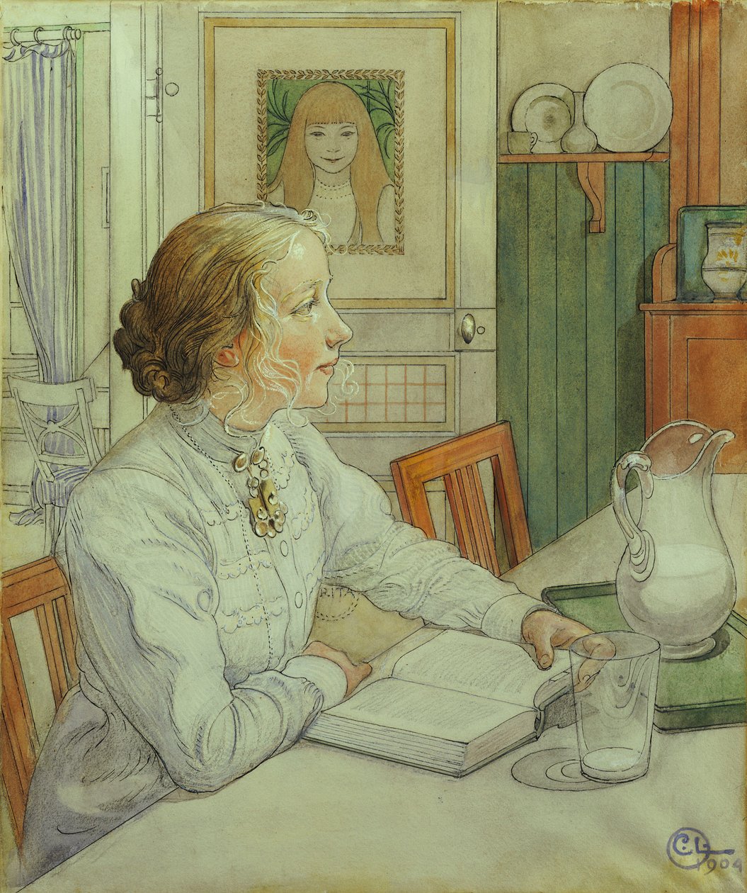 Moja najstarsza córka, 1904 autorstwa Carl Larsson