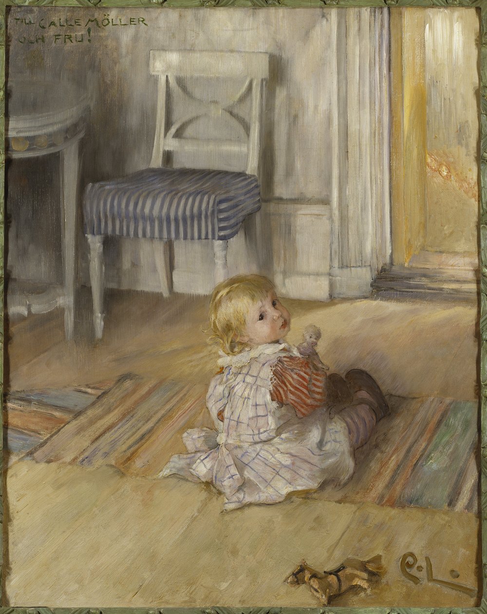 Pontus, autorstwa Larssona, Carla (1853-1919). olej na płótnie autorstwa Carl Larsson