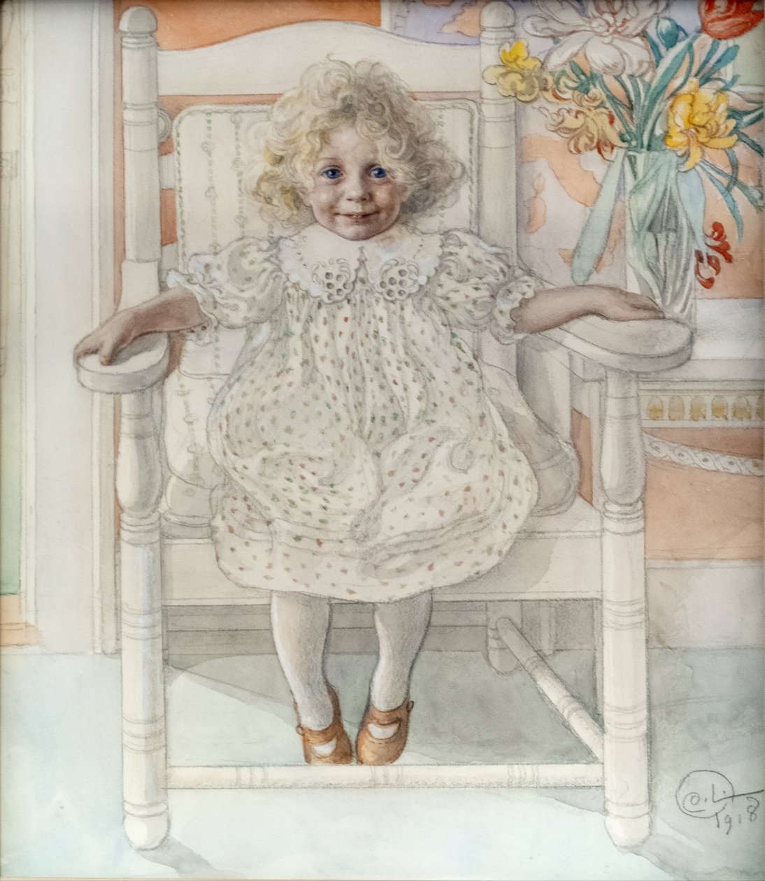 Portret Ingi-Marii Thielu autorstwa Carl Larsson