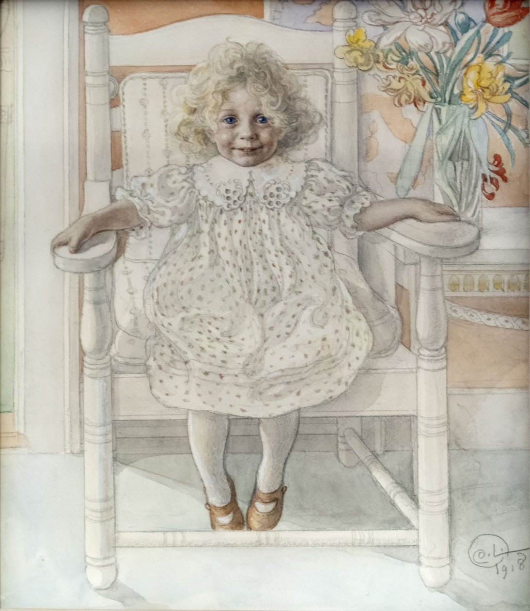 Portret Ingi-Marii Thielu autorstwa Carl Larsson