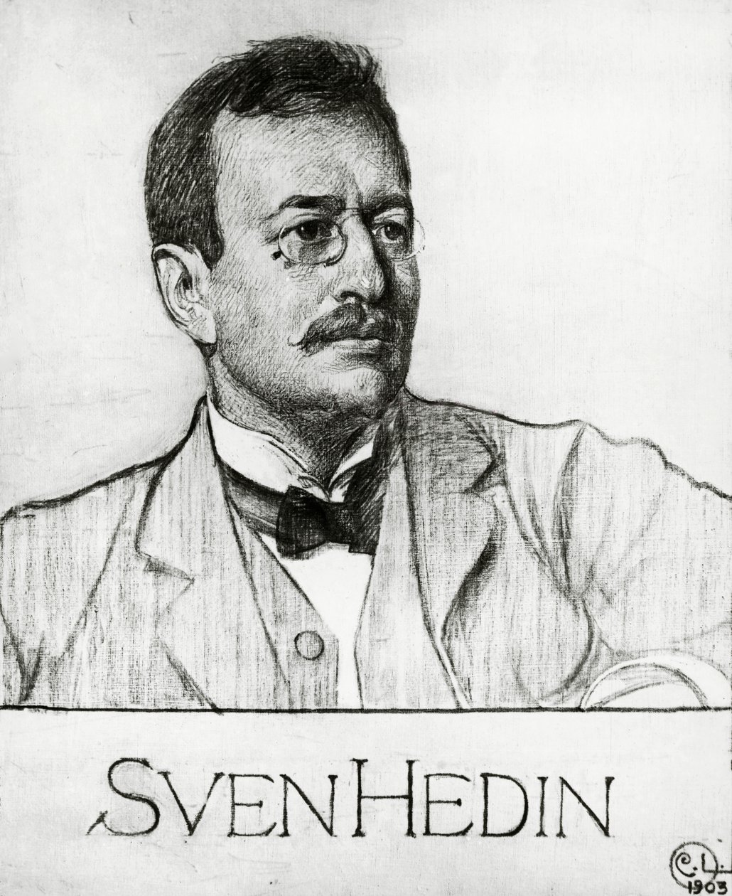 Portret Svena Andersa Hedina (Sztokholm autorstwa Carl Larsson