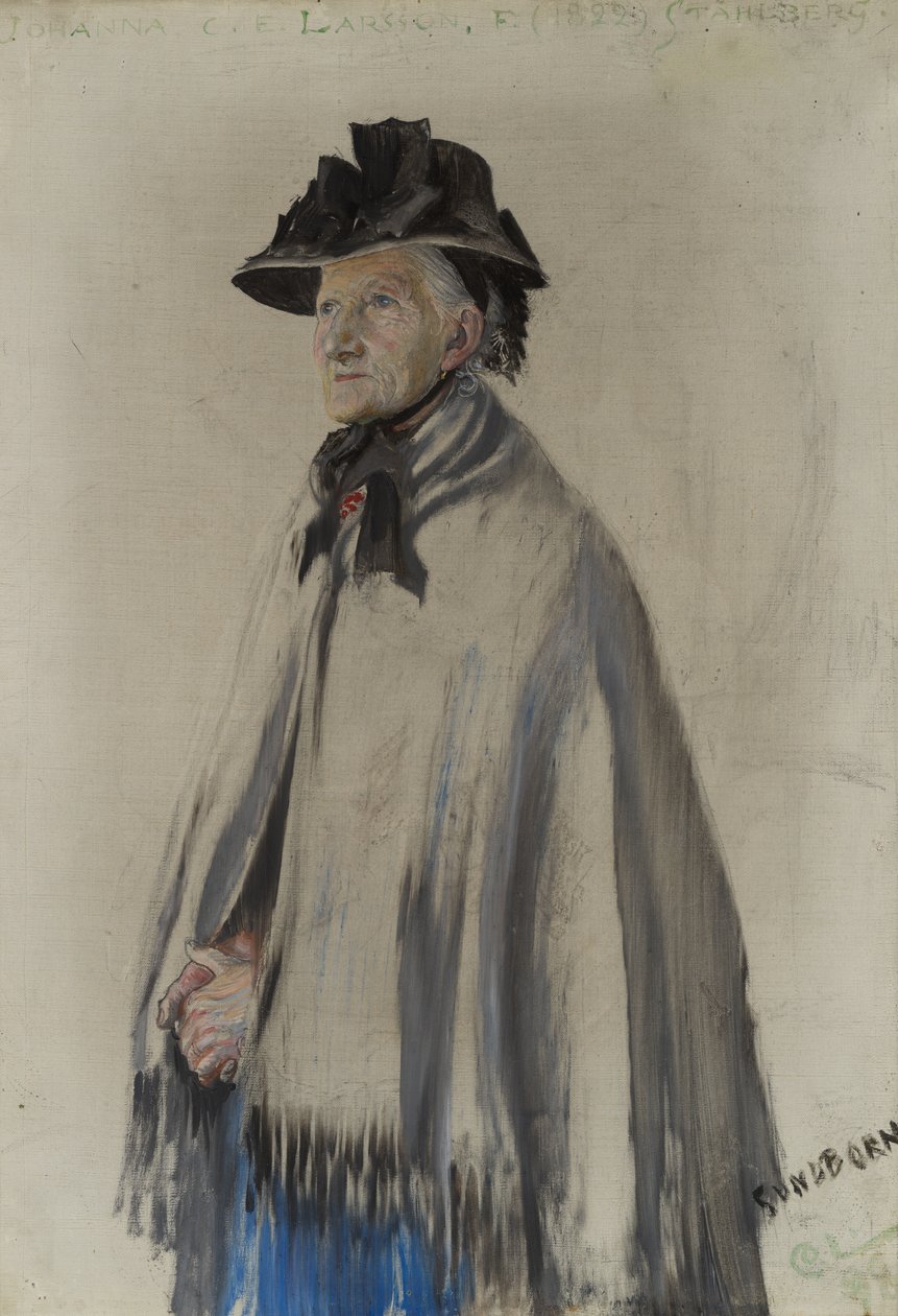 Portret matki artysty autorstwa Carl Larsson