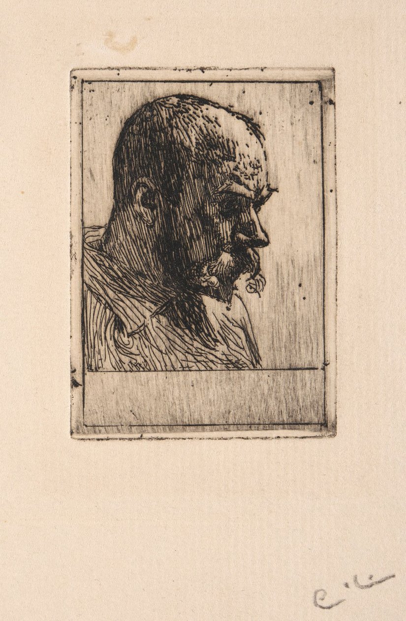 Autoportret w bluzie malarskiej autorstwa Carl Larsson