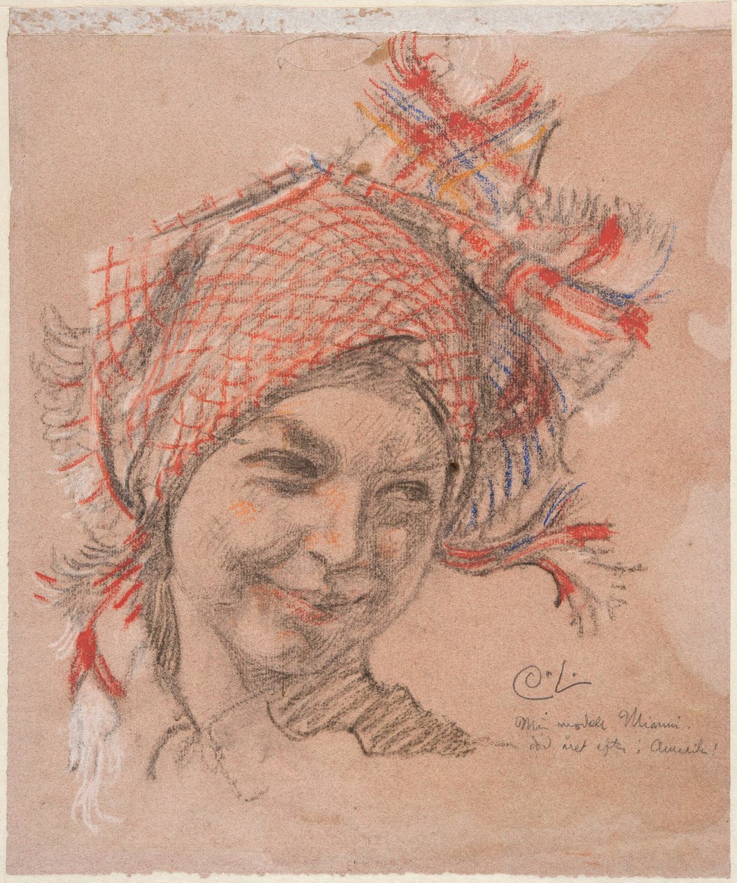 Badanie głowy autorstwa Carl Larsson