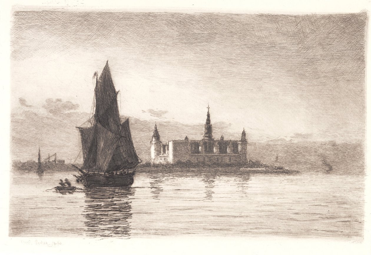 Wieczór w Kronborg autorstwa Carl Locher