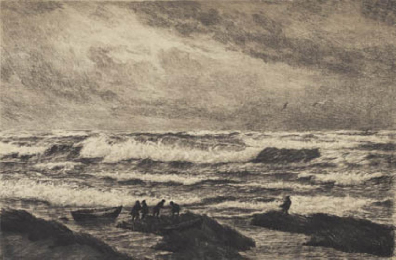 Burza. Skagen autorstwa Carl Locher