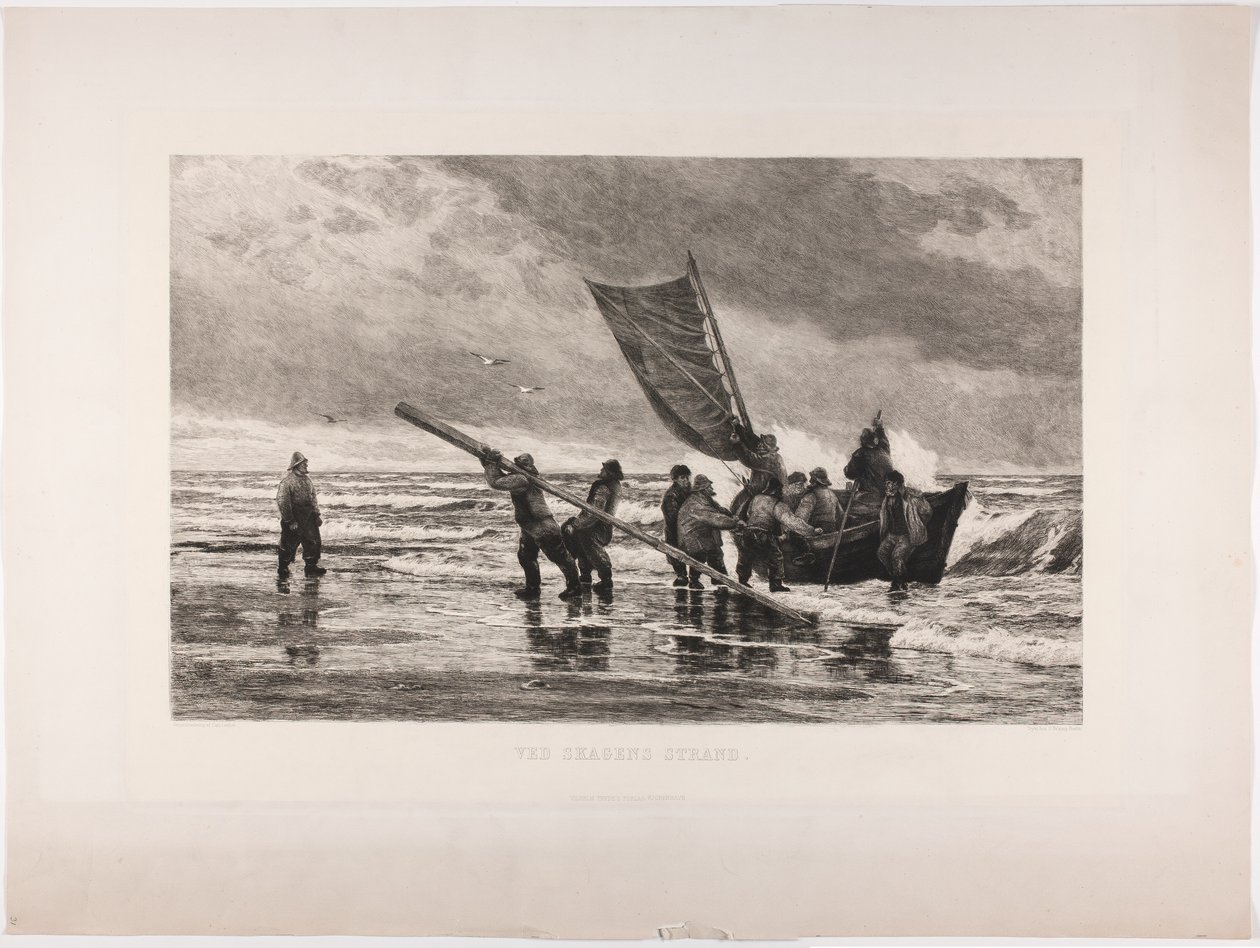 Na plaży Skagen autorstwa Carl Locher