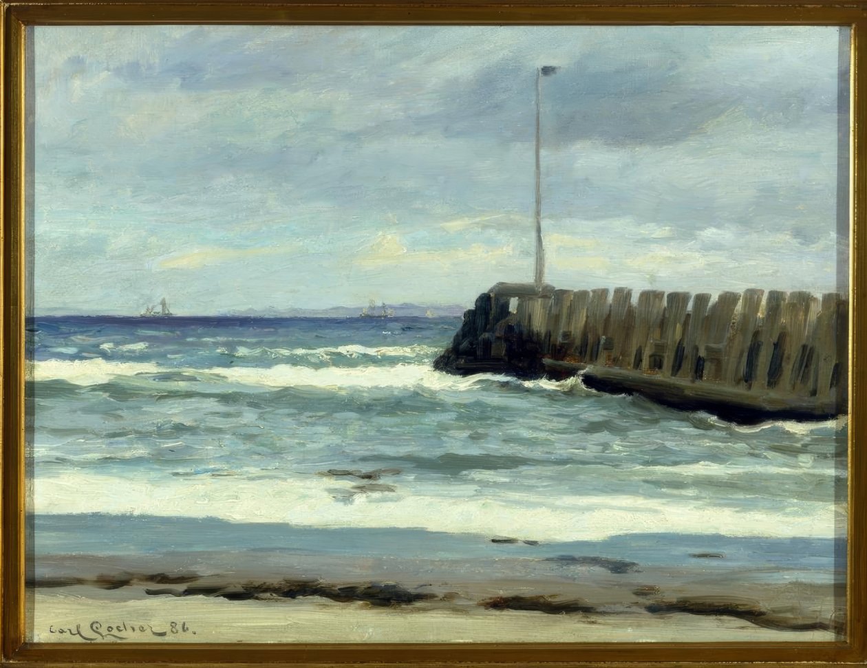 Na plaży autorstwa Carl Ludvig Locher