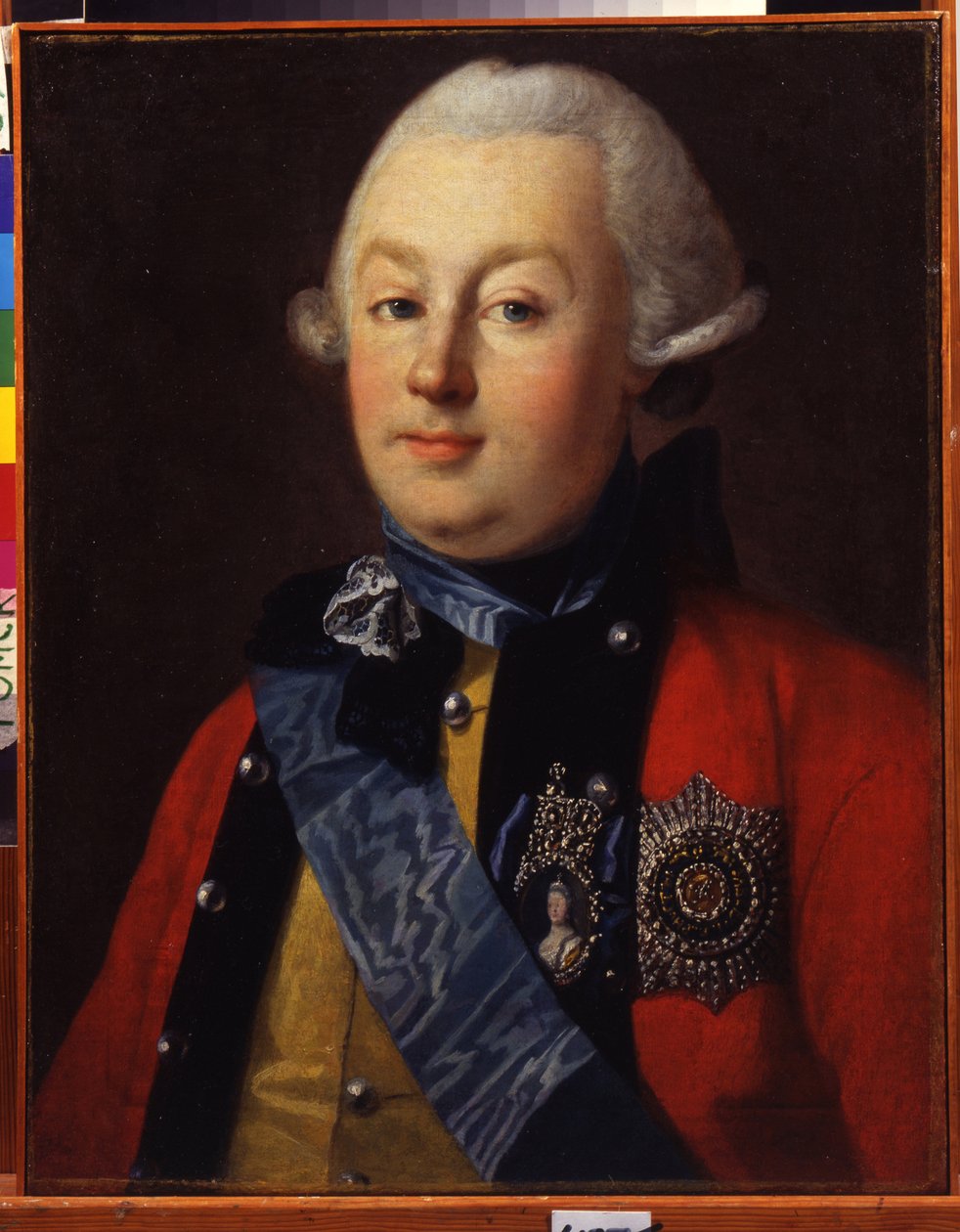 „„Portret politycznego i wojskowego Grigorija (Grzegorza lub Grigoriego) Orłowa (1734–1783) ulubieńca cesarzowej Katarzyny II”” Obraz Carla Ludwiga Johanna Christinecka (1732/3-1792/4) autorstwa Carl Ludwig Christinek