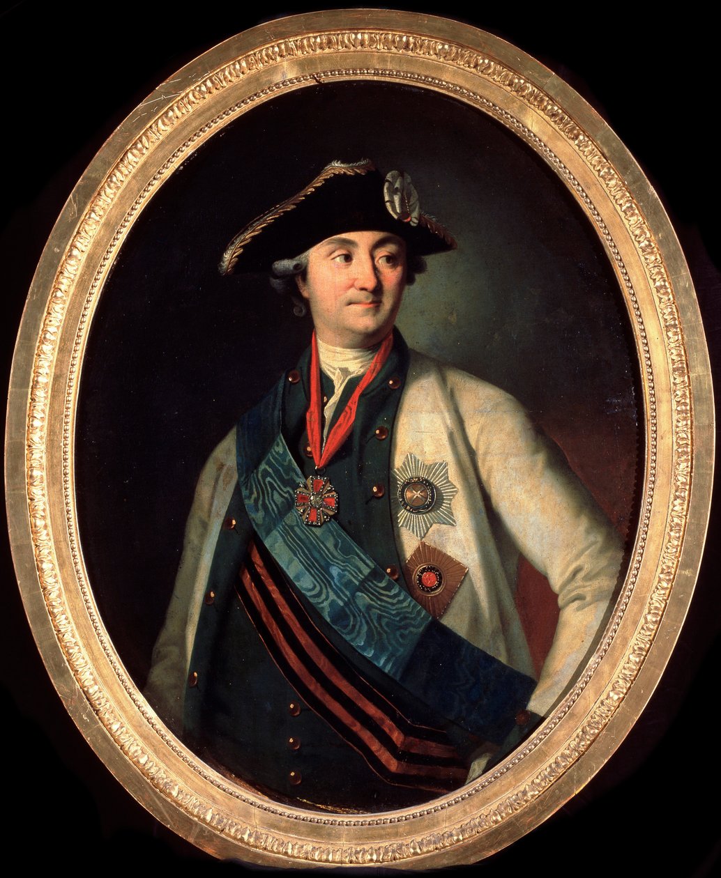 Hrabia Aleksiej Grigoriewicz Orłow z Czesmy, 1737-1808, 1779. autorstwa Carl Ludwig Johann Christineck