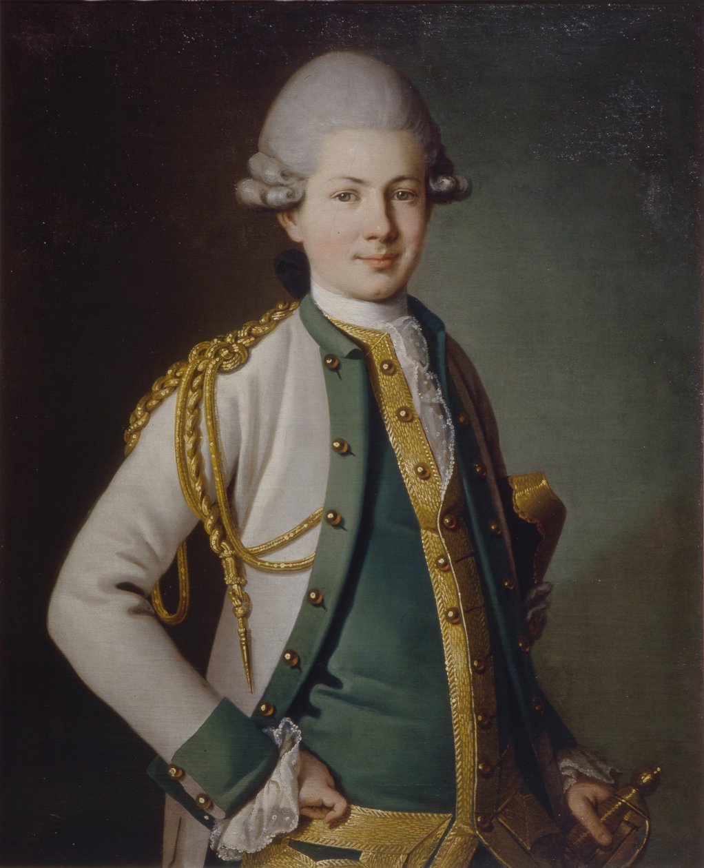 Portret hrabiego Nikołaja Siemionowicza Mordwinowa 1754-1845, 1771 autorstwa Carl Ludwig Johann Christineck