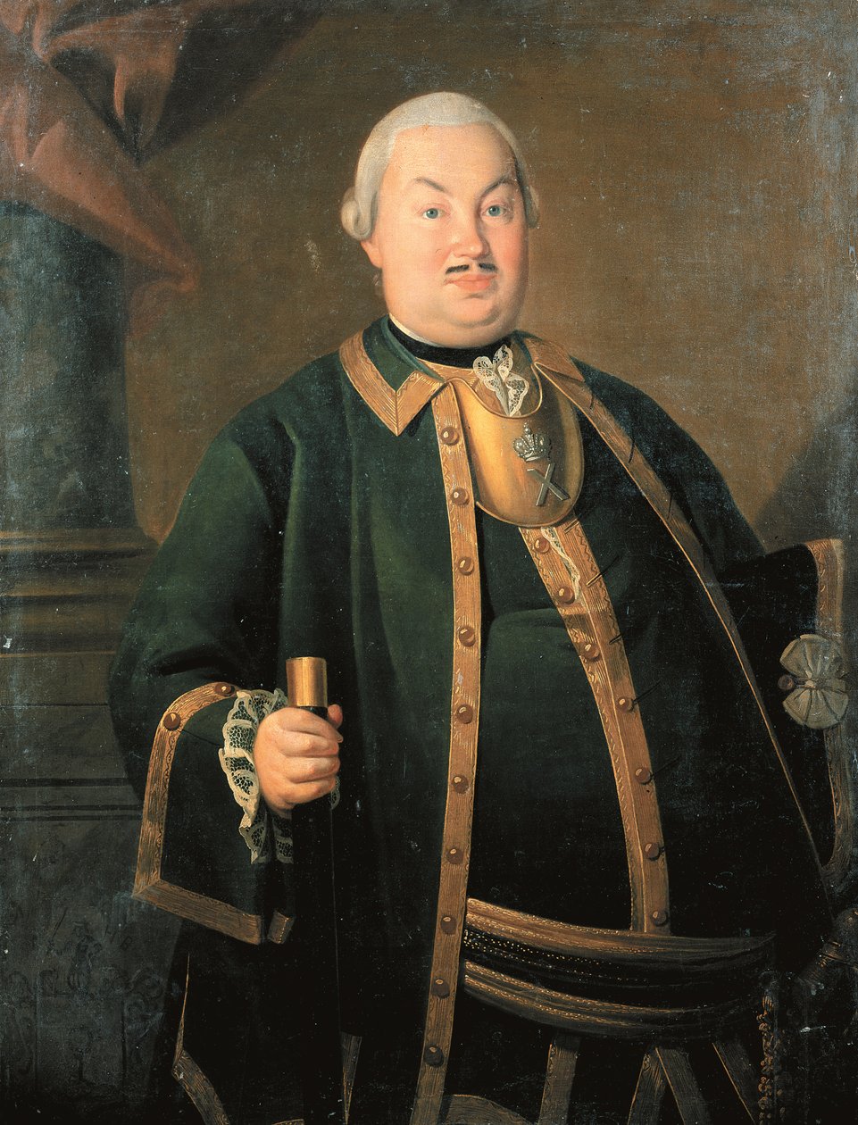 Portret generała Fiodora Berchmana, 1762 autorstwa Carl Ludwig Johann Christineck
